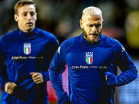 Italy defender Federico Dimarco plays during the match between Belgium and Italy at the King Baudouin Stadium for the UEFA Nations League -...