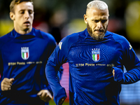 Italy defender Federico Dimarco plays during the match between Belgium and Italy at the King Baudouin Stadium for the UEFA Nations League -...