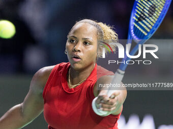 Taylor Townsend  during Billie Jean King Cup Finals match Slovakia vs USA in Malaga Spain on 14 November 2024. (