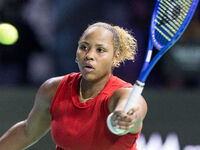 Taylor Townsend  during Billie Jean King Cup Finals match Slovakia vs USA in Malaga Spain on 14 November 2024. (