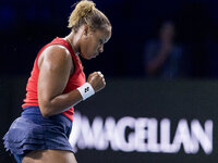 Taylor Townsend  during Billie Jean King Cup Finals match Slovakia vs USA in Malaga Spain on 14 November 2024. (