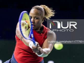 Taylor Townsend  during Billie Jean King Cup Finals match Slovakia vs USA in Malaga Spain on 14 November 2024. (