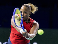 Taylor Townsend  during Billie Jean King Cup Finals match Slovakia vs USA in Malaga Spain on 14 November 2024. (