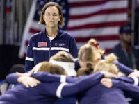 Lindsey Davenport  during Billie Jean King Cup Finals match Slovakia vs USA in Malaga Spain on 14 November 2024. (