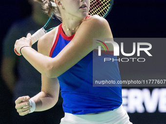 Renata Jamrichova  during Billie Jean King Cup Finals match Slovakia vs USA in Malaga Spain on 14 November 2024. (