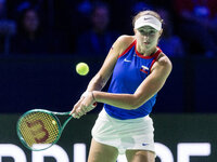 Renata Jamrichova  during Billie Jean King Cup Finals match Slovakia vs USA in Malaga Spain on 14 November 2024. (