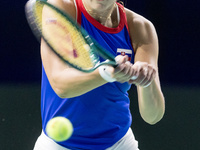 Renata Jamrichova  during Billie Jean King Cup Finals match Slovakia vs USA in Malaga Spain on 14 November 2024. (