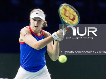 Renata Jamrichova  during Billie Jean King Cup Finals match Slovakia vs USA in Malaga Spain on 14 November 2024. (