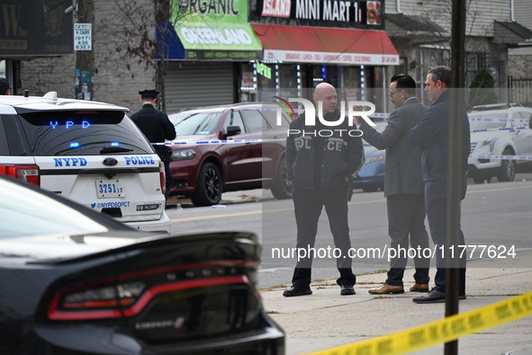 Two men are shot in the Coney Island section of Brooklyn, New York, United States, on November 14, 2024. At approximately 12:26 pm, Thursday...