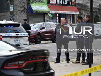 Two men are shot in the Coney Island section of Brooklyn, New York, United States, on November 14, 2024. At approximately 12:26 pm, Thursday...