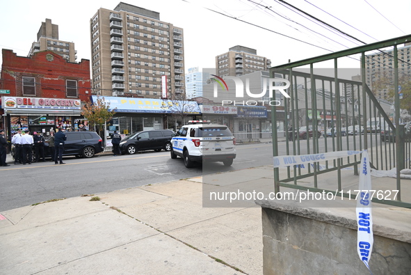 Two men are shot in the Coney Island section of Brooklyn, New York, United States, on November 14, 2024. At approximately 12:26 pm, Thursday...