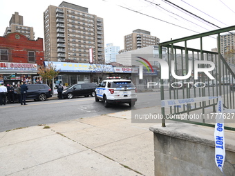 Two men are shot in the Coney Island section of Brooklyn, New York, United States, on November 14, 2024. At approximately 12:26 pm, Thursday...