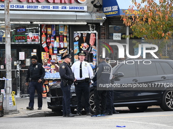 Two men are shot in the Coney Island section of Brooklyn, New York, United States, on November 14, 2024. At approximately 12:26 pm, Thursday...