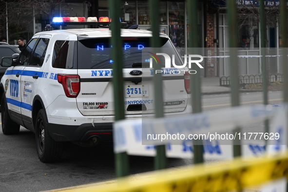 Two men are shot in the Coney Island section of Brooklyn, New York, United States, on November 14, 2024. At approximately 12:26 pm, Thursday...