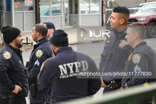 Two men are shot in the Coney Island section of Brooklyn, New York, United States, on November 14, 2024. At approximately 12:26 pm, Thursday...