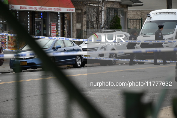 Two men are shot in the Coney Island section of Brooklyn, New York, United States, on November 14, 2024. At approximately 12:26 pm, Thursday...