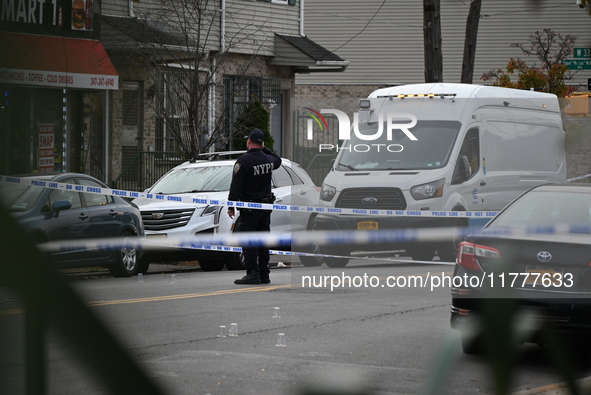 Two men are shot in the Coney Island section of Brooklyn, New York, United States, on November 14, 2024. At approximately 12:26 pm, Thursday...