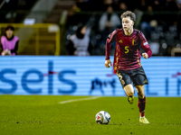 Belgium midfielder Maxim de Cuyper plays during the match between Belgium and Italy at the King Baudouin Stadium for the UEFA Nations League...