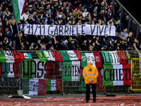 Supporters of Italy during the match between Belgium and Italy at the King Baudouin Stadium for the UEFA Nations League - League A - Group A...