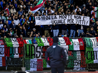 Supporters of Italy during the match between Belgium and Italy at the King Baudouin Stadium for the UEFA Nations League - League A - Group A...