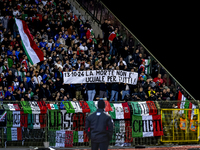 Supporters of Italy during the match between Belgium and Italy at the King Baudouin Stadium for the UEFA Nations League - League A - Group A...