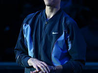 Jannik Sinner (ITA) wins against Daniil Medvedev (RUS) during day five of the Nitto ATP Finals 2024 at Inalpi Arena in Turin, Italy, on Nove...