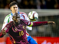 Italy midfielder Sandro Tonali and Belgium forward Romelu Lukaku play during the match between Belgium and Italy at the King Baudouin Stadiu...