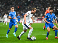 Harry Kane of England plays during the UEFA Nations League 2024/25 League B, Group B2 match between Greece and England at OAKA Stadium in At...