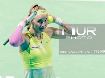 Rebecca Sramkova  during Billie Jean King Cup Finals match Slovakia vs USA in Malaga Spain on 14 November 2024. (