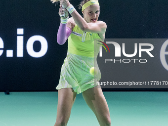 Rebecca Sramkova  during Billie Jean King Cup Finals match Slovakia vs USA in Malaga Spain on 14 November 2024. (