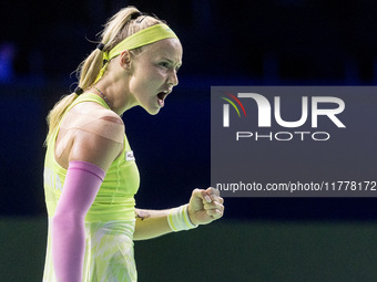 Rebecca Sramkova  during Billie Jean King Cup Finals match Slovakia vs USA in Malaga Spain on 14 November 2024. (