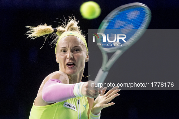 Rebecca Sramkova  during Billie Jean King Cup Finals match Slovakia vs USA in Malaga Spain on 14 November 2024. 