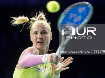 Rebecca Sramkova  during Billie Jean King Cup Finals match Slovakia vs USA in Malaga Spain on 14 November 2024. (