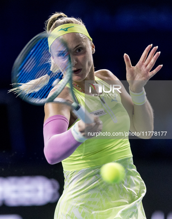 Rebecca Sramkova  during Billie Jean King Cup Finals match Slovakia vs USA in Malaga Spain on 14 November 2024. 