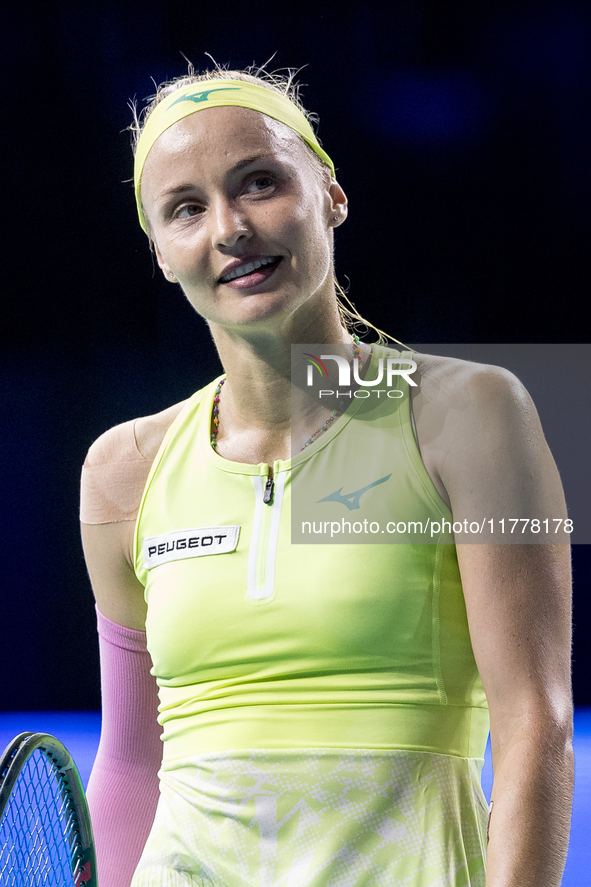 Rebecca Sramkova  during Billie Jean King Cup Finals match Slovakia vs USA in Malaga Spain on 14 November 2024. 