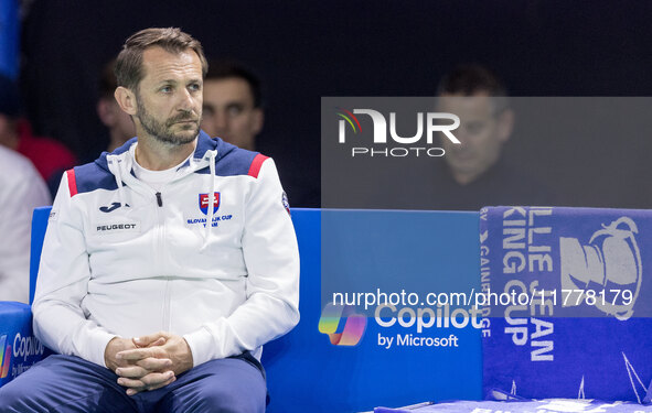 Matej Liptak  during Billie Jean King Cup Finals match Slovakia vs USA in Malaga Spain on 14 November 2024. 