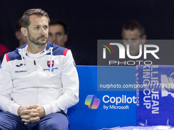 Matej Liptak  during Billie Jean King Cup Finals match Slovakia vs USA in Malaga Spain on 14 November 2024. (