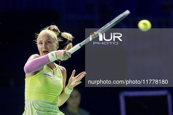 Rebecca Sramkova  during Billie Jean King Cup Finals match Slovakia vs USA in Malaga Spain on 14 November 2024. 