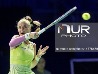 Rebecca Sramkova  during Billie Jean King Cup Finals match Slovakia vs USA in Malaga Spain on 14 November 2024. (