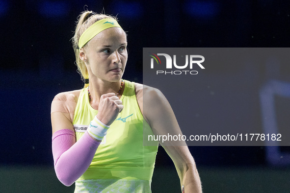 Rebecca Sramkova  during Billie Jean King Cup Finals match Slovakia vs USA in Malaga Spain on 14 November 2024. 