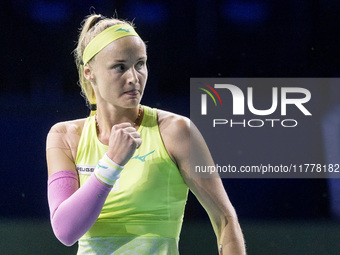 Rebecca Sramkova  during Billie Jean King Cup Finals match Slovakia vs USA in Malaga Spain on 14 November 2024. (