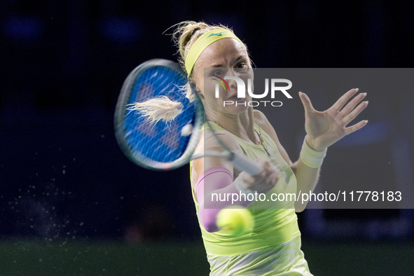 Rebecca Sramkova  during Billie Jean King Cup Finals match Slovakia vs USA in Malaga Spain on 14 November 2024. 