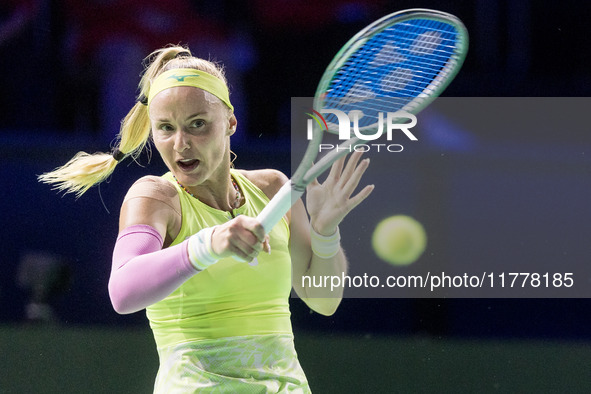 Rebecca Sramkova  during Billie Jean King Cup Finals match Slovakia vs USA in Malaga Spain on 14 November 2024. 