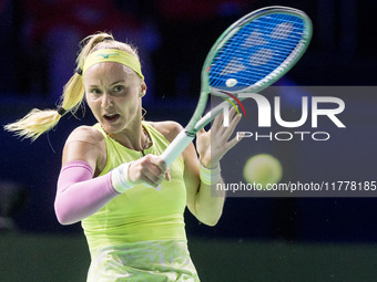 Rebecca Sramkova  during Billie Jean King Cup Finals match Slovakia vs USA in Malaga Spain on 14 November 2024. (