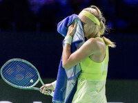 Rebecca Sramkova  during Billie Jean King Cup Finals match Slovakia vs USA in Malaga Spain on 14 November 2024. (