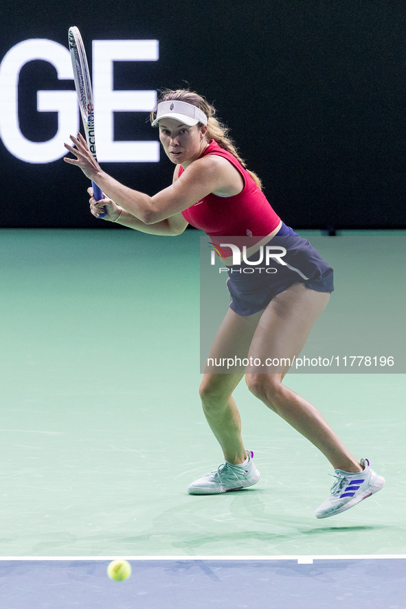 Danielle Collins  during Billie Jean King Cup Finals match Slovakia vs USA in Malaga Spain on 14 November 2024. 