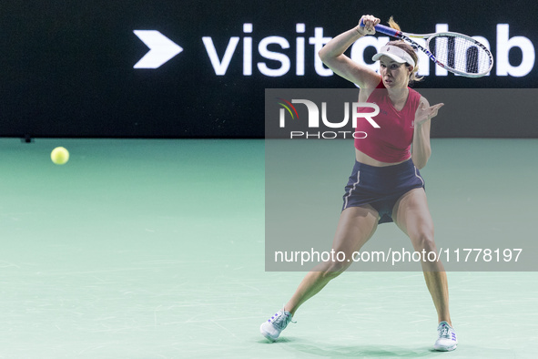 Danielle Collins  during Billie Jean King Cup Finals match Slovakia vs USA in Malaga Spain on 14 November 2024. 