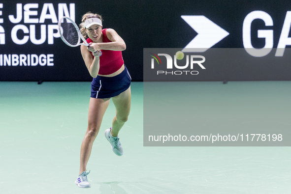 Danielle Collins  during Billie Jean King Cup Finals match Slovakia vs USA in Malaga Spain on 14 November 2024. 