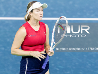 Danielle Collins  during Billie Jean King Cup Finals match Slovakia vs USA in Malaga Spain on 14 November 2024. (