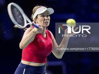 Danielle Collins  during Billie Jean King Cup Finals match Slovakia vs USA in Malaga Spain on 14 November 2024. (